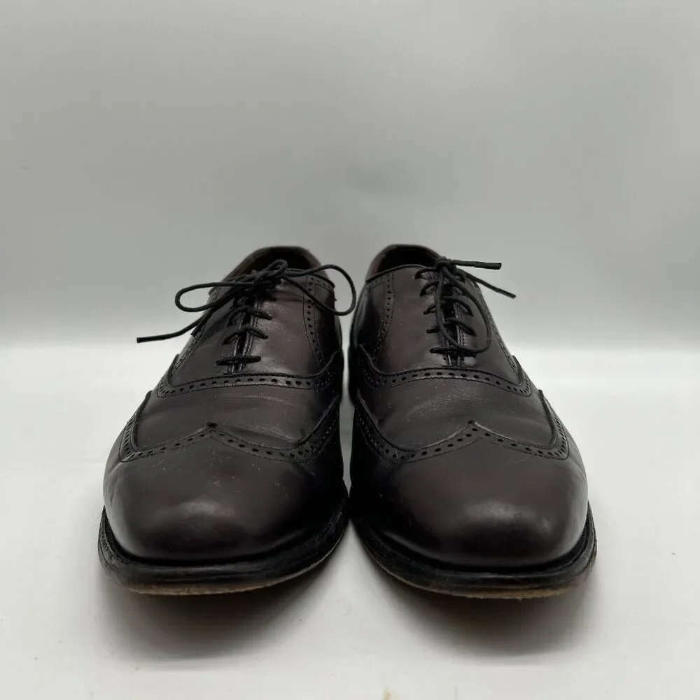 Allen Edmonds Men's Brown Leather Chester Winthrop Oxfords Marlow Shoes‎ 11.5